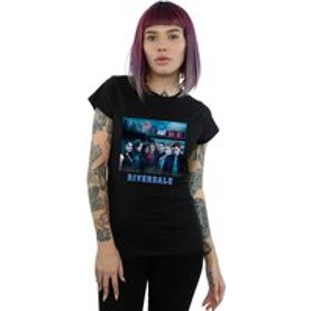 Diner Poster Cotton T-Shirt - Black - XXL