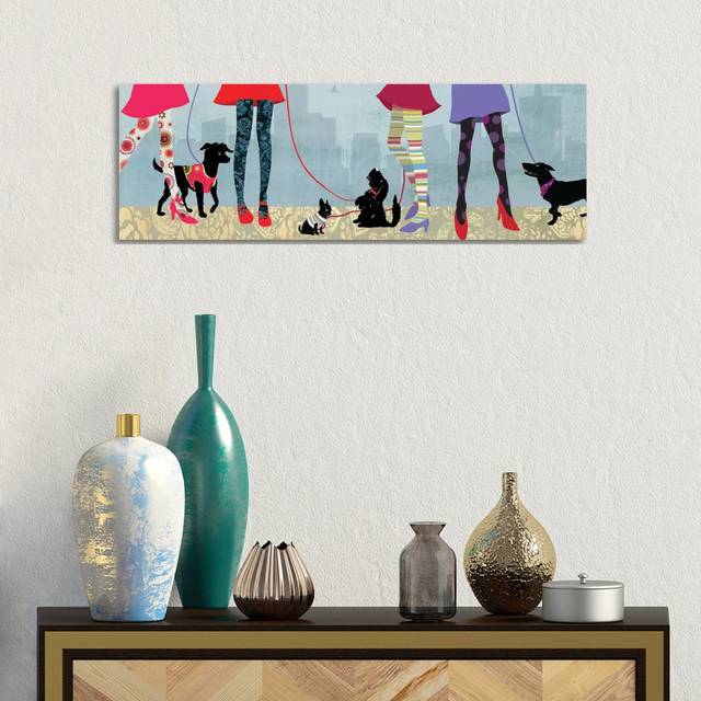 Quality Time II by Allison Pearce - Wrapped Canvas Panoramic Graphic Art (30.48 cm H x 91.44 cm W x 3.175 cm D)
