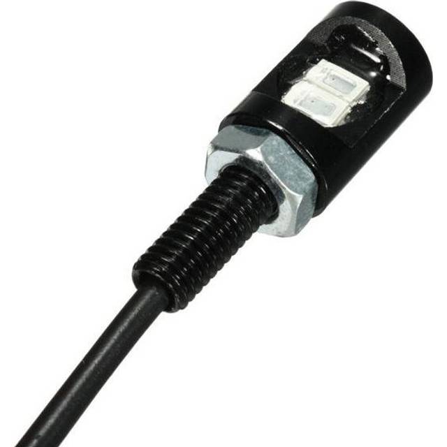 10Pcs DC 12V LED License Plate Light Screw Bolt Eagle Eye Lamp For Motorcycle Car Yellow
