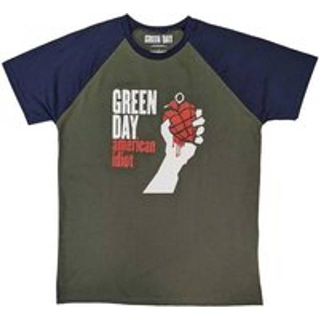 American Idiot Raglan T-Shirt - Green - XXL