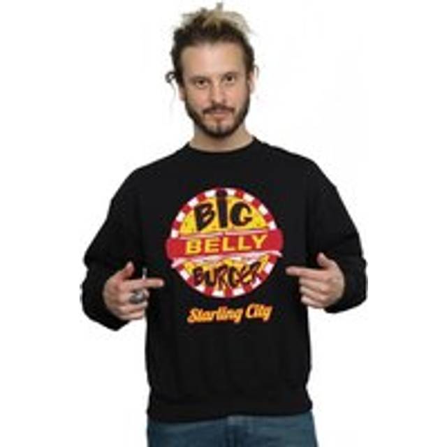 Arrow Big Belly Burger Logo Sweatshirt - Black