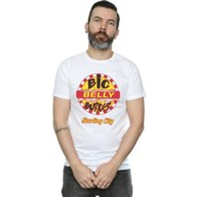Arrow Big Belly Burger Logo T-Shirt - White - XXL