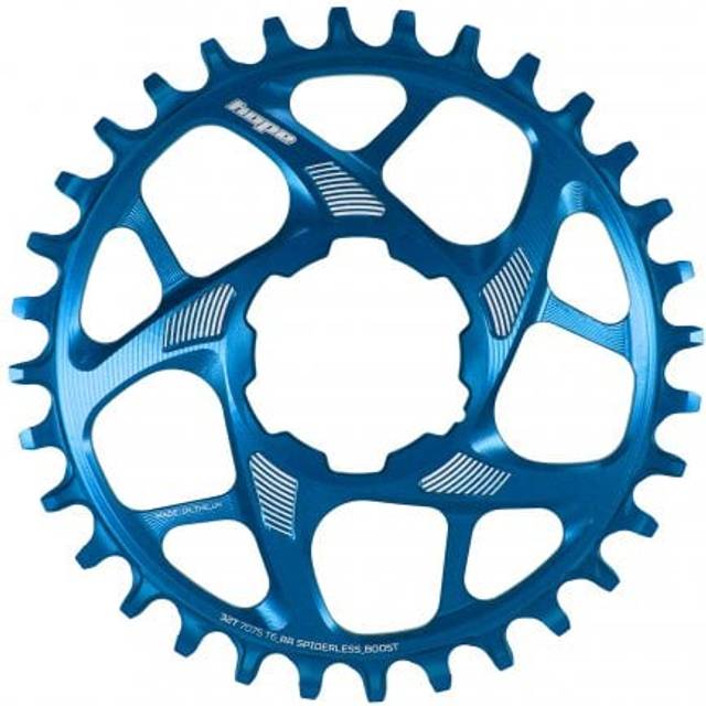 Hope Chainring - R22 Spiderless Boost Chainring Blue 34T Colour: Blue,