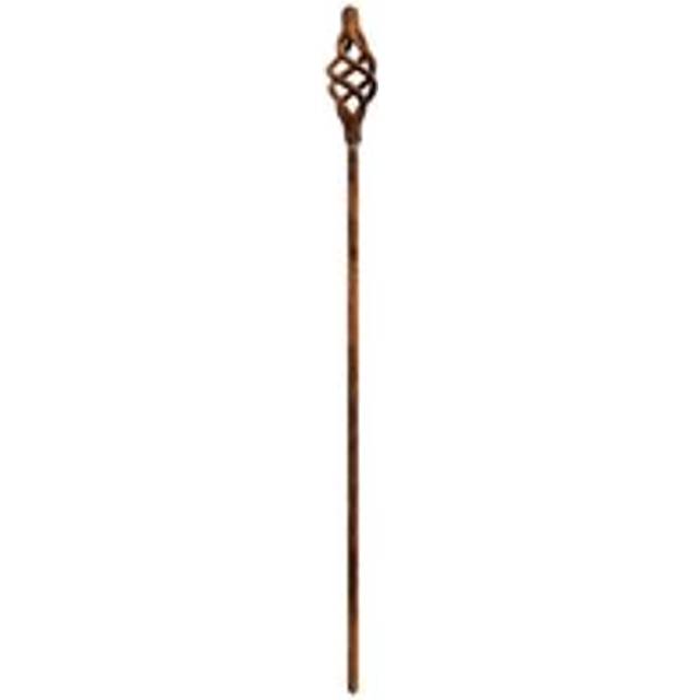 (Large - Pack of 3) Rusty Metal Spiral Garden Stake