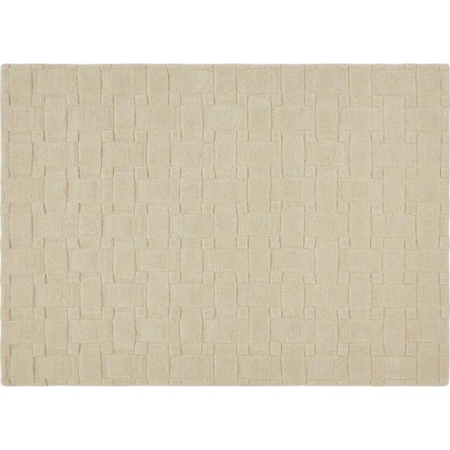 Handmade 100% Wool Ivory Rug (Rectangle 120 x 170cm)