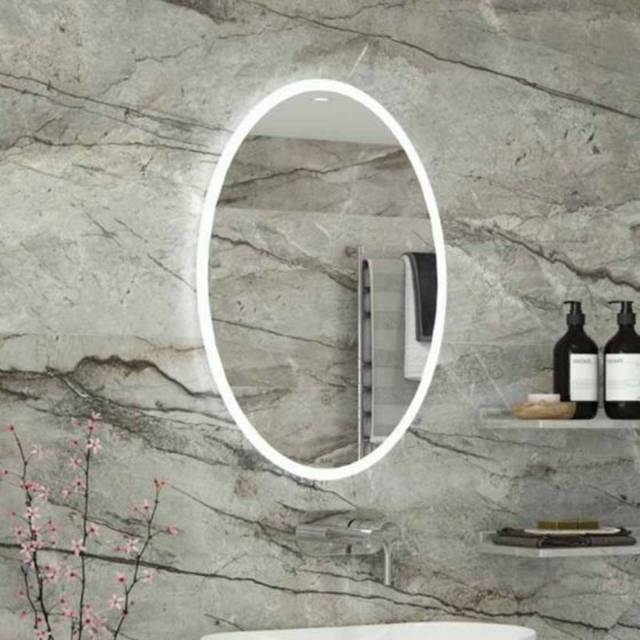 RAK Ceramics Ovale Illuminated LED | Mirror | Glass/Metal | 500mm x 700mm
