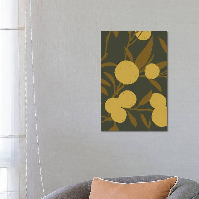Golden Satsuma II by Jacob Green - Wrapped Canvas Painting (66.04 cm H x 45.72 cm W)