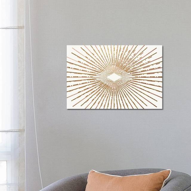 A Lone T-Rex Watches a Falling Asteroid That Will Bring About the Extinction of All Dinosaurs by Mark Stevenson - Wrapped Canvas Graphic Art (66.04cm H X 45.72cm W)