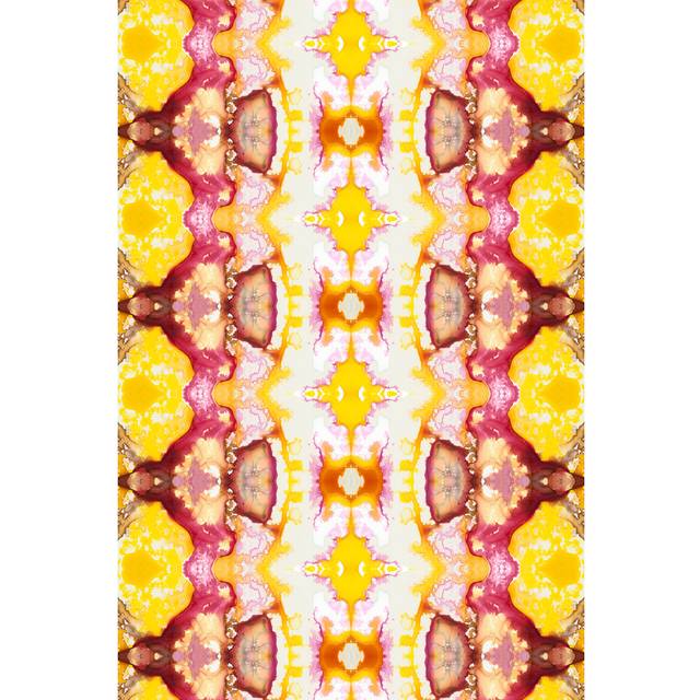 Watercolour Quilt VI by Jennifer Goldberger - Wrapped Canvas Painting (46cm H x 30cm W x 3.8cm D)