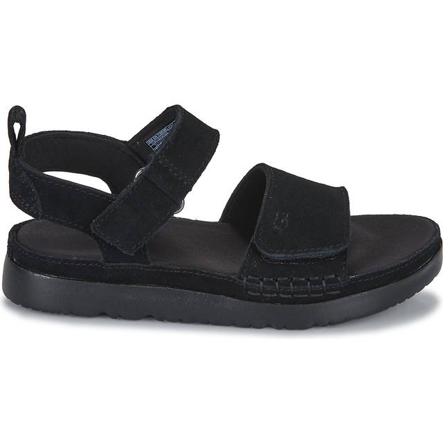 UGG® Goldenstar Sandal for Kids in Black, Size 1, Suede/Polyester
