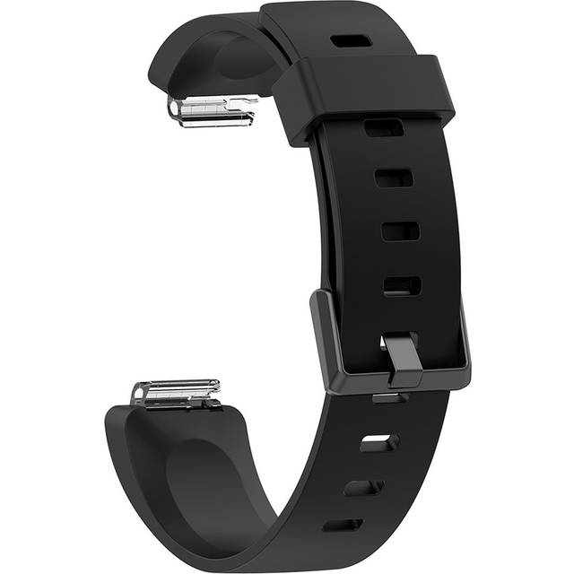 Silikonerem Fitbit Inspire / Inspire HR - L Sort