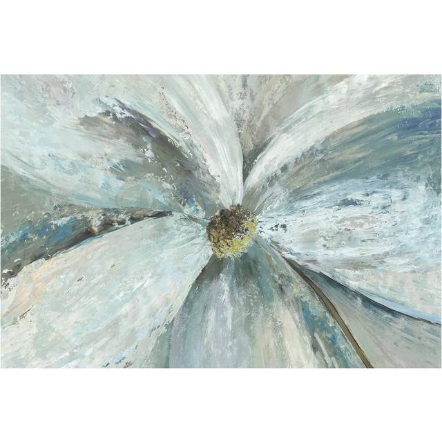 Silk Petals by Asia Jensen - Wrapped Canvas Painting on Canvas (66.04cm H x 101.6cm W x 3.81cm D)
