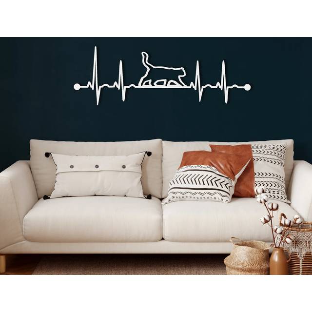 Alver Wall Décor - White (120cm H x 40cm W)