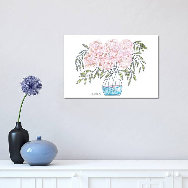 Flowers For Emma by - Wrapped Canvas (30.48cm H x 45.72cm W x 1.91cm D)