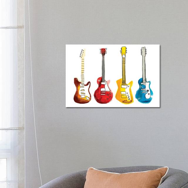 String Band I by Annie Warren - Wrapped Canvas Graphic Art (45.72cm H x 66.04cm W x 1.905cm D)