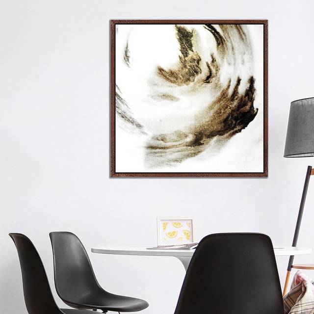 Smeared Circle II by Kimberly Allen - Graphic Art on Canvas (93.98cm H X 93.98cm W)