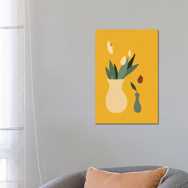 Mod Peace Lily II by Jacob Green - Wrapped Canvas Art Prints (66.04cm H x 45.72cm W x 1.905cm D)