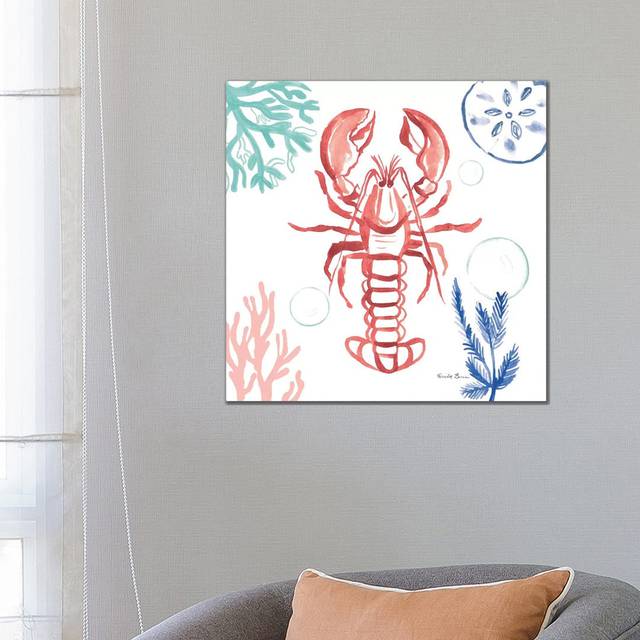 Coastal Jewels VI Coral Cove (66.04 cm H x 66.04 cm W x 1.91 cm D)