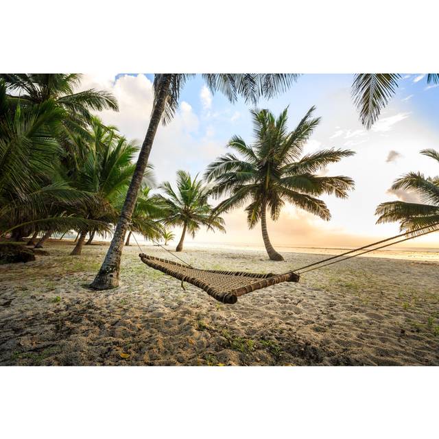 Hammock Between Palms (81cm H x 122cm W x 3.8cm D)