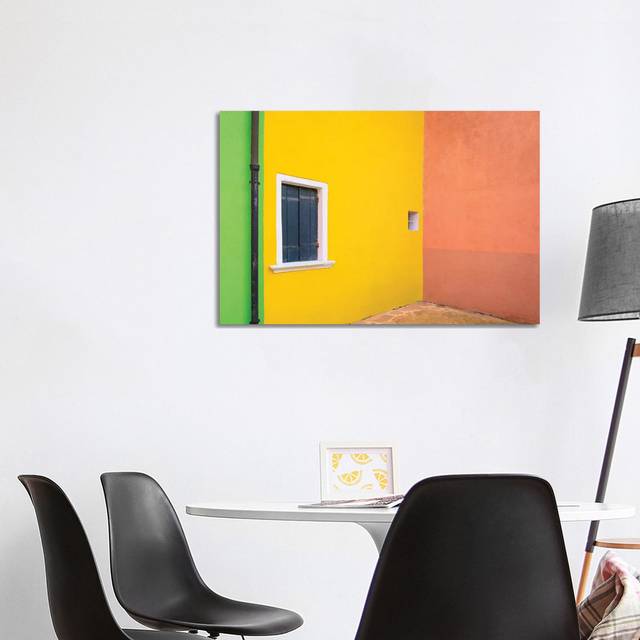 Italy, Burano. Colourful House Walls. by Jaynes Gallery - Wrapped Canvas Art Prints (101.6 cm H x 66.04 cm W)