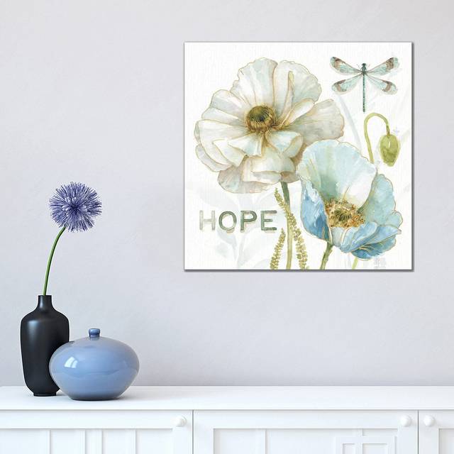 My Greenhouse Flowers Hope by Lisa Audit - Wrapped Canvas Art Prints (45.72cm H x 45.72cm W)