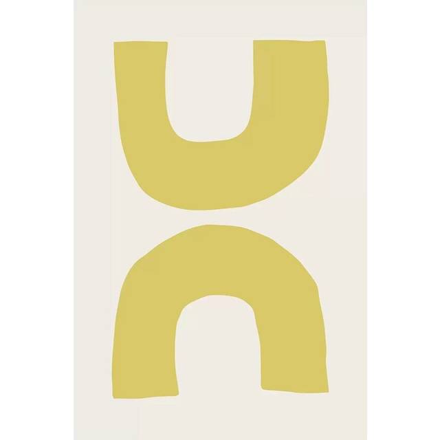 Geometric Composition III by Nouveau Prints - Wrapped Canvas Art Prints (45.72cm H x 30.48cm W x 1.91cm D)