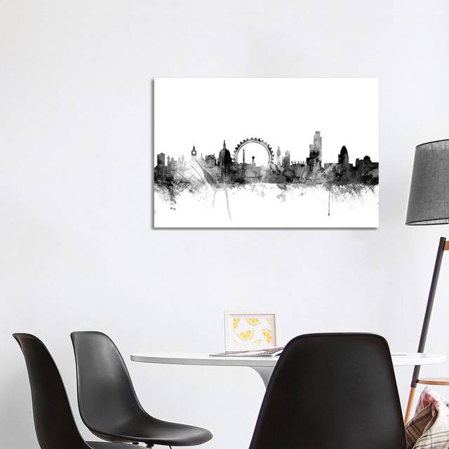 London, England in Black and White I by Michael Tompsett - Wrapped Canvas Art Prints (66.04cm H x 101.6cm W x 3.81cm D)