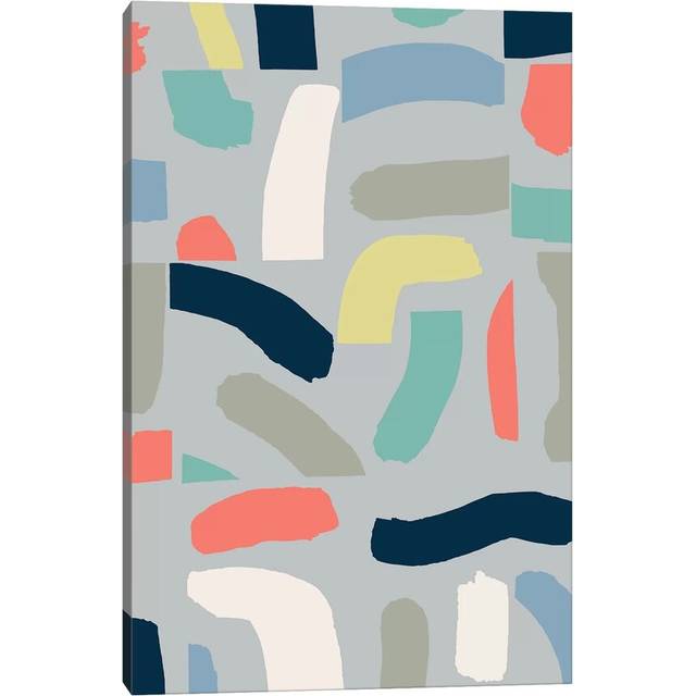 Brush out by Nancy Mckenzie - Wrapped Canvas Graphic Art (30.48 cm H x 45.72 cm W)