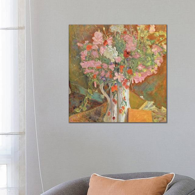 Wild Flowers, 1919 by Pierre Bonnard - Wrapped Canvas Painting (66.04 cm H x 66.04 cm W)