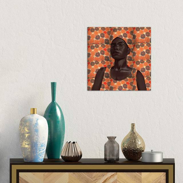 Wax Series II by Adekunle Adeleke - Wrapped Canvas Graphic Art Print (45.72 cm H x 45.72 cm W x 1.91 cm D)