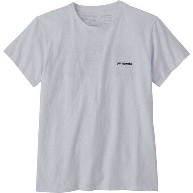 Patagonia P-6 Logo Responsibili-Tee Women's T-Shirt UK 12 White