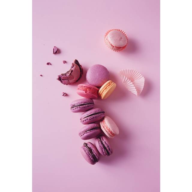 French Macaroons by Gojak - Wrapped Canvas Photograph (122cm H x 81cm W)