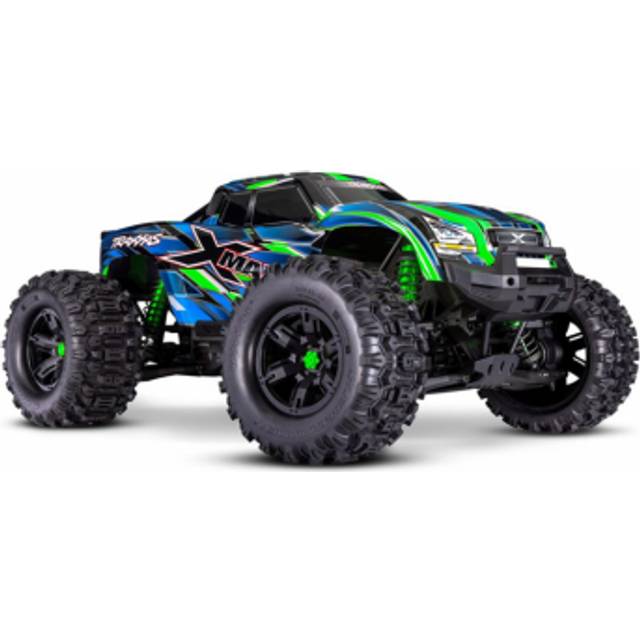 Traxxas X-Maxx Belted 1:6 8S 4WD Electric Monster Truck  Green (+ TQi 2-ch  VXL-8s  Velineon 1200XL  TSM  Belted Tyres) TRX77096-4-GRN