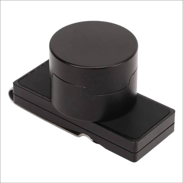 Billiard Cue Chalk Case,Lightweight Magnetic Wear Resistance Round Pool Cue Chalk Clip Billiard Accessories