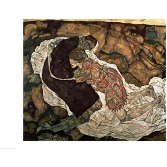 Death & The Maiden Poster Print by Egon Schiele - 24 x 18 in.