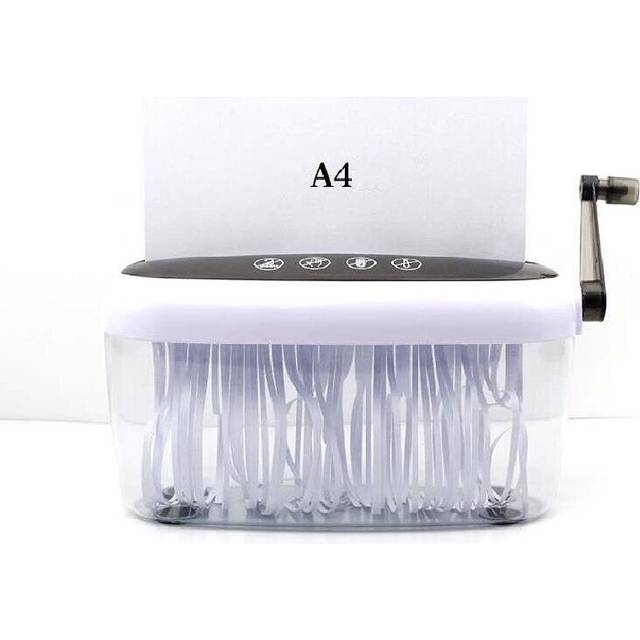 Mini Manual Small Paper Shredder Applicable Desktop Office A4 Paper Household Financial Bills File Hand Shredder