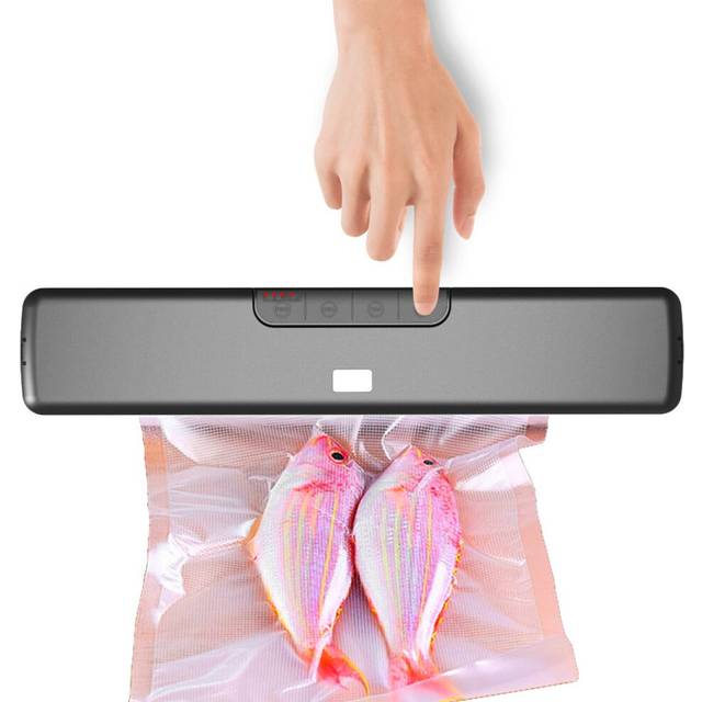 Max 34CM vacuum sealer dry and wet machine dual-purpose automatic vacuum packaging household sealing machine 20PCS free