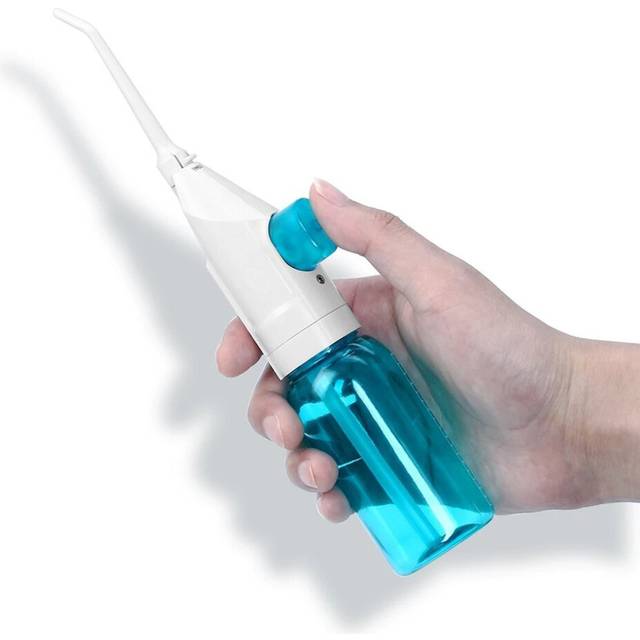 Portable Oral Irrigator Dental Irrigator 2 Tips Water Dental Flosser Nasal Showers Water Jet Teeth Cleaner