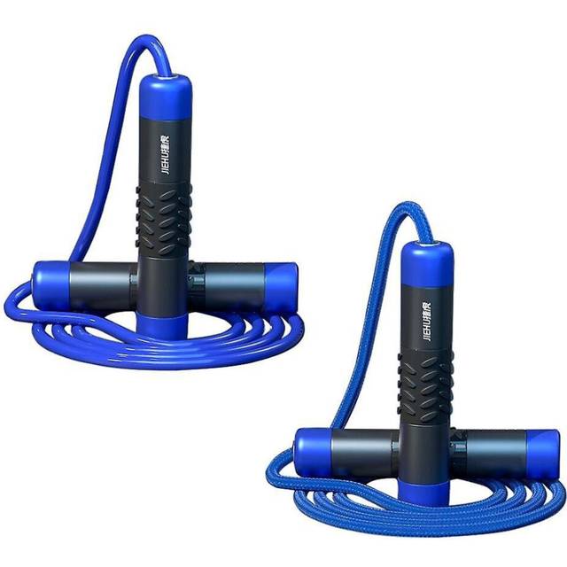 Weighted Jump Rope, Aluminum Handle Adjustable And Ball Bearing For Workout Fitness Mma Workouts