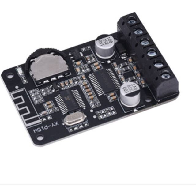 20W Stereo Bluetooth Power Amplifier Board 12V / 24V Digital Power Amplifier Board XY-P15W Without Shell
