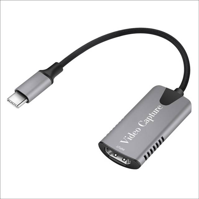 4K1080P 60Hz Video Capture Card HDMI-Compatible to Type C Video Capture Card is Suitable for Game Camera Recording Live