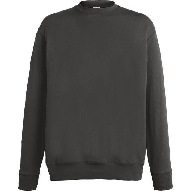 (XL, Light Graphite) Fruit of the Loom Mens Lightweight Drop Shoulder Sweatshirt