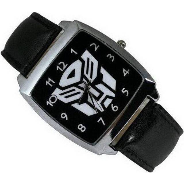 Wristwatches Fashion Kid Ung27 Transformers Autobot Fashion Boy Steel Watch Black Black