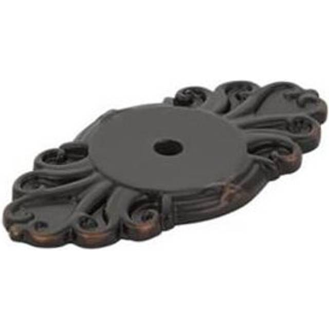 Back Plate for Knobs Ribbon & Reed, Oil Rubbed Bronze