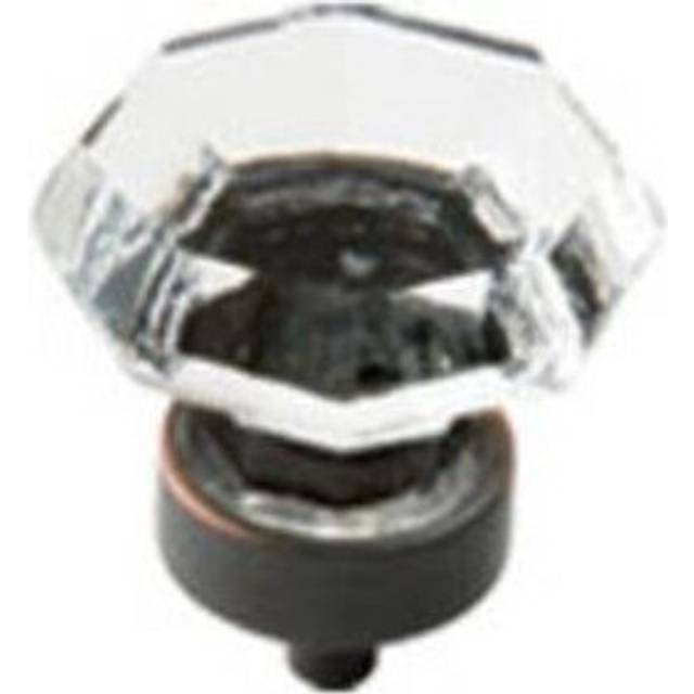 Traditional Classics Knob - Crystal-Oil-Rubbed Bronze
