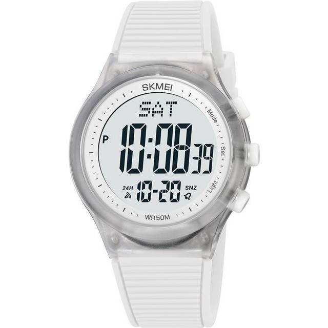 1980 Transparent Case Outdoor Sports Watch Multi-function Electric Watch