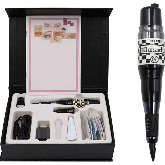 1 Set for Tattoo Eyebrows Lips Eyes American Mosaic Rotary Tattoo Pen Machine Kit Permanent Makeup Machine Tattoo Set Supplies