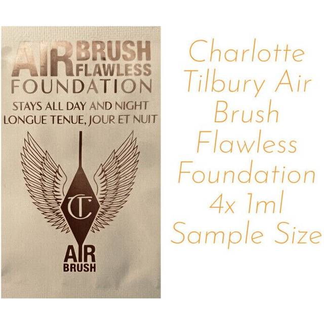 Charlotte Tilbury Airbrush Flawless Foundation Sample Size (4x 1ml)  6 Warm