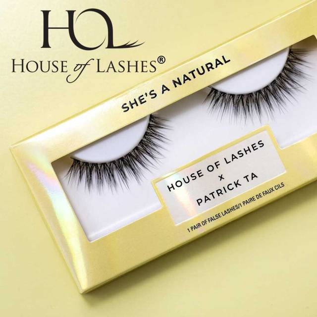 House of Lashes x Patric Ta SHE'S A NATURAL false lashes
