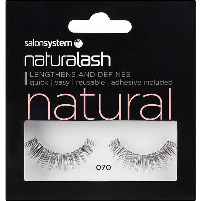 Salon System Naturalash Re-Usable Strip Eyelashes - Black - 070